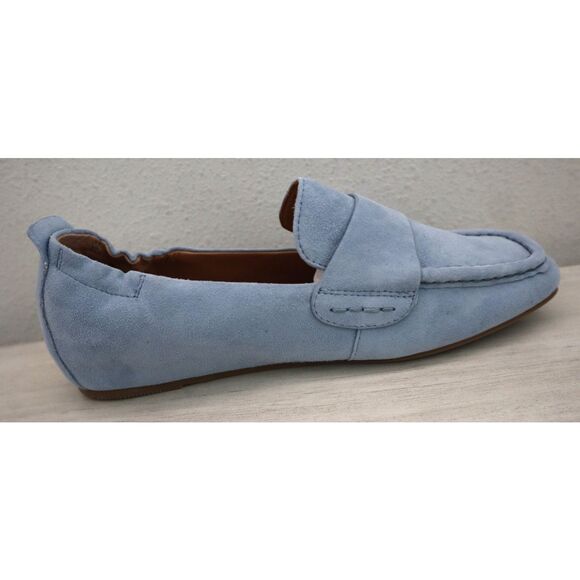 Gentle Souls x Kenneth Cole Women's Sz 9M Blue Suede Sophie Slip-On Flats - Picture 6 of 12